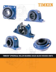  Catalog for checking information TIMKEN SPHERICAL ROLLER BEARING SOLID-BLOCK HOUSED UNITS