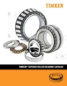 Catalog for checking information TIMKEN TAPERED ROLLER BEARING